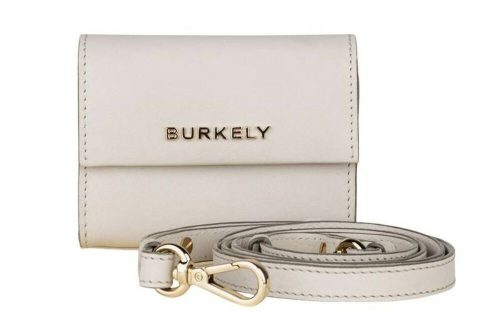 Burkely Parisian Paige bézs színű, női, bőr övtáska, crossbody, RFID védelemmel