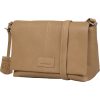 Burkely Soft Skylar barna színű női bőr oldaltáska, crossbody