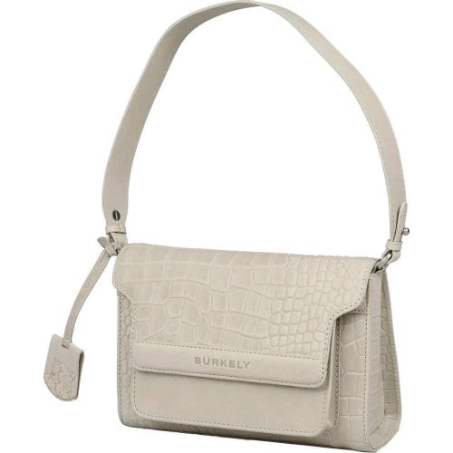 Burkely Casual Cayla törtfehér női bőr válltáska 23 x 15,5 cm