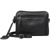 Burkely Lush Lucy fekete női bőr mini válltáska, crossbody 18 x 13 cm