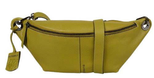 Burkely Radient Raeven zöld bőr crossbody, övtáska 41 x 15 cm