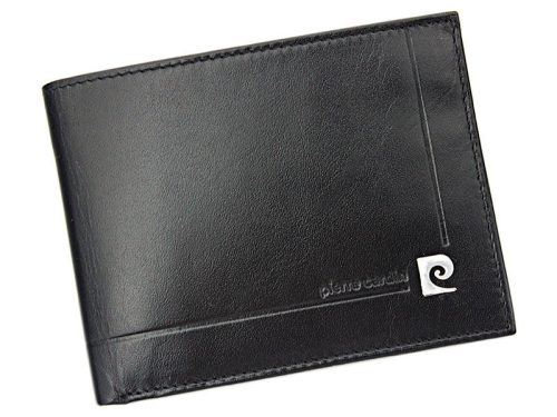 Pierre Cardin YS507.1 8806 RFID fekete férfi bőr pénztárca 12,5 x 9,5 cm