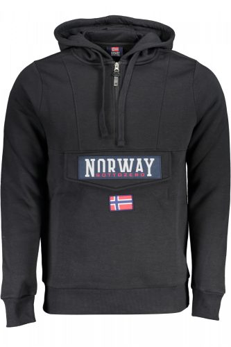 Norway 1963 férfi fekete hosszú ujjú felső