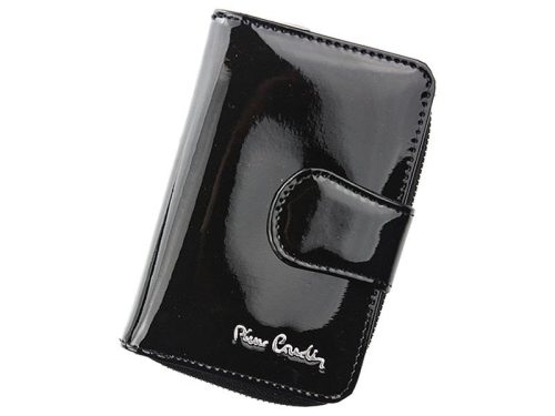 Pierre Cardin 05 LINE 115 fekete női bőr pénztárca 9,5 x 13 cm