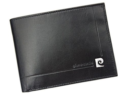 Pierre Cardin YS507.1 8805 RFID fekete férfi bőr pénztárca 12,5 x 9,5 cm