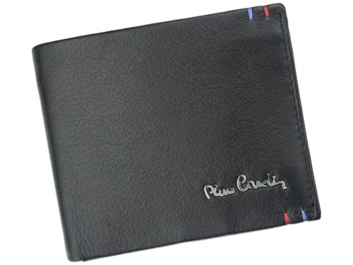 Pierre Cardin TILAK22 8824 RFID fekete férfi bőr pénztárca 10,5 x 10,5 cm