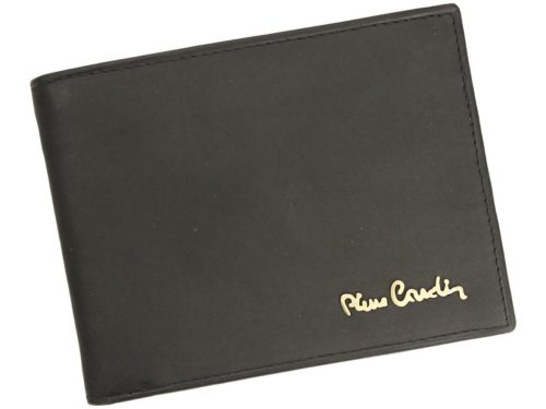 Pierre Cardin TILAK28 8805 RFID fekete férfi bőr pénztárca 12,5 x 9,5 cm