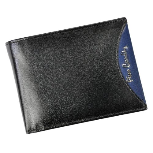 Pierre Cardin TILAK29 8806 RFID fekete férfi bőr pénztárca 12,5 x 9,5 cm