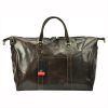 Pierre Cardin 4220 GNC fekete bőr utazótáska 57 x 37 x 25 cm