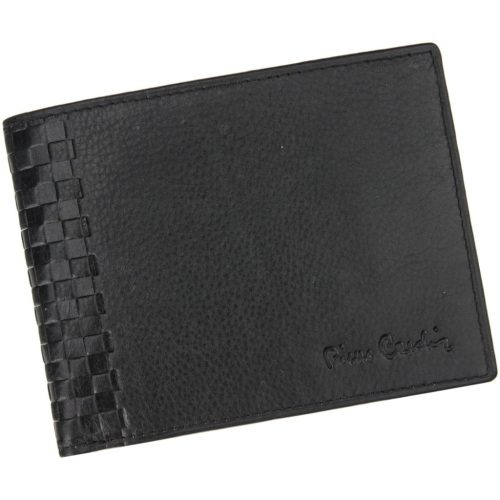 Pierre Cardin TILAK40 8806 RFID fekete férfi bőr pénztárca 12,5 x 9,5 cm