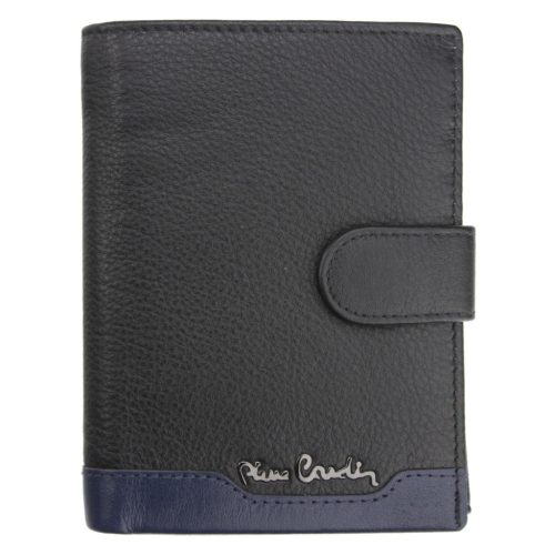 Pierre Cardin TILAK37 326A RFID fekete férfi bőr pénztárca 10,5 x 12,7 cm