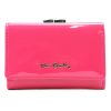 Pierre Cardin 07 SHINY 117 magenta női rostbőr-bőr pénztárca 12,5 x 9 cm