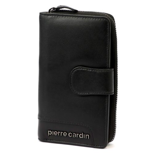 Pierre Cardin TILAK131 2202 fekete női bőr pénztárca 9,5 x 17 cm