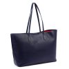 JUICE navy kék női bőr kézitáska, válltáska, shopper 45 x 29 x 15 cm