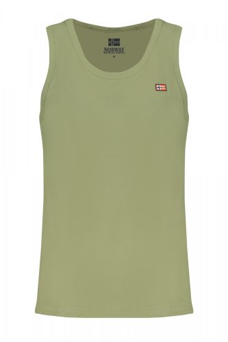 NORVÉGIA 1963 GREEN MEN'S TANK FELSŐ L