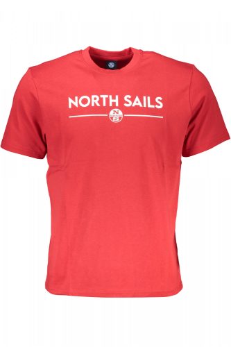 North Sails férfi piros rövid ujjú póló 2XL