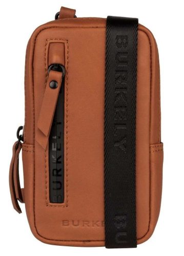 Burkely Rain Riley konyak színű bőr nyakba akasztható telefon tartó, crossbody táska