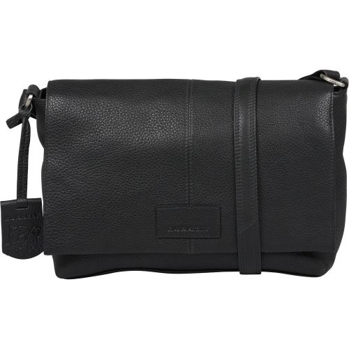 Burkely Soft Skylar fekete színű női bőr oldaltáska, crossbody