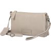 Burkely Soft Skylar törtfehér bőr oldaltáska, crossbody