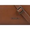 Burkely Nocturnal barna női bőr oldaltáska, crossbody