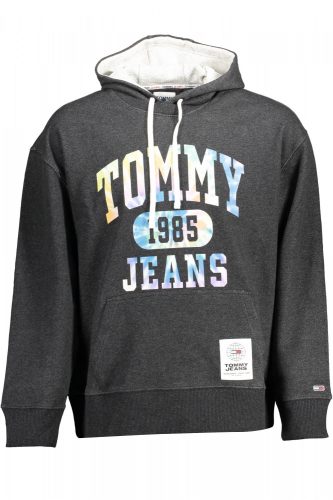 Tommy Hilfiger férfi fekete pulóver, pulcsi S