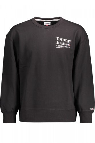 Tommy Hilfiger férfi fekete pulóver, pulcsi