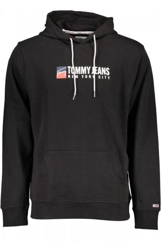 Tommy Hilfiger férfi fekete pulóver, pulcsi XL