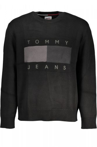 Tommy Hilfiger férfi fekete pulóver S