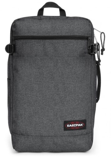 Eastpak Trainsit'r Pack Black Denim hátizsák, utazótáska, 17" laptoptartóval