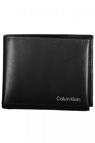 Calvin Klein fekete bőr pénztárca, férfi  RFID 11 x 9 cm