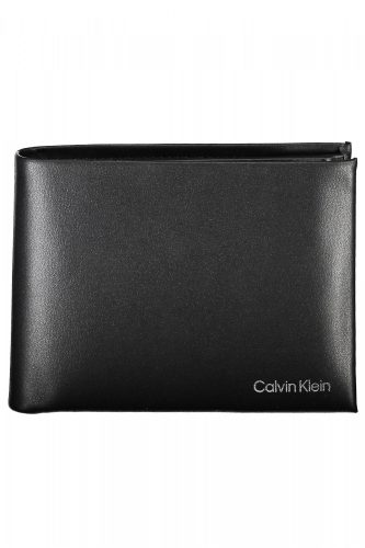 Calvin Klein fekete bőr pénztárca, férfi  RFID 13 x 10 cm