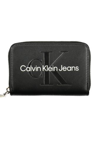 Calvin Klein női fekete bőr pénztárca  11 x 2 x 7 cm