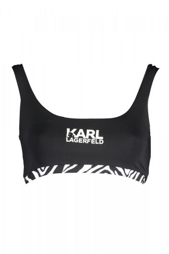 Karl Lagerfeld női fekete bikini felső