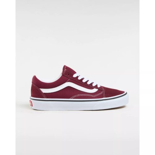 Vans UA Old Skool port royale/true white cipő, 34.5 / 3.5, bordó