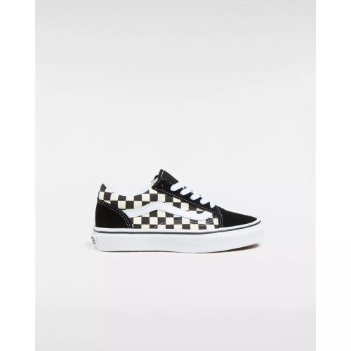 Vans UY Old Skool (PRIMARY CHECK) BLK/WHITE cipő, 27 / 10.5