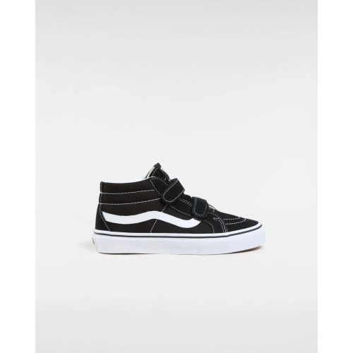 Vans JN SK8-Mid Reissue V Black/True White cipő, 36.5 / 5, fekete