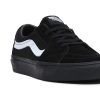 Vans UA SK8-Low CONTRAST BLACK/WHITE cipő, 35 / 4, fekete