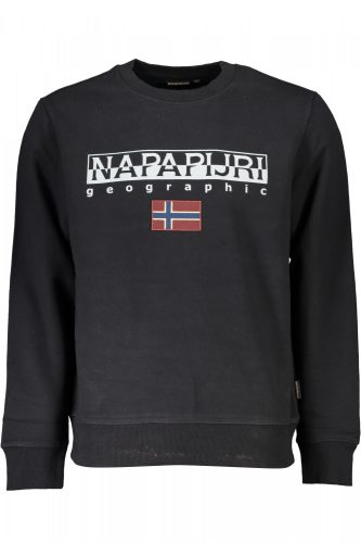 Napapijri férfi fekete pulóver 2XL