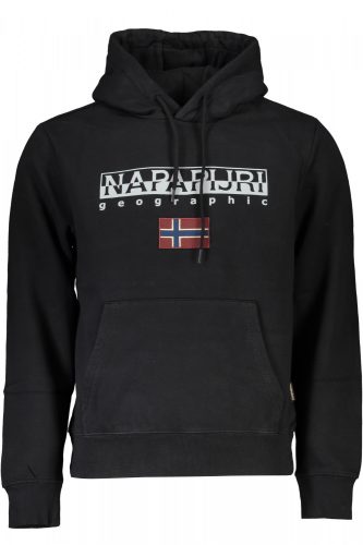 Napapijri férfi fekete pulóver 2XL