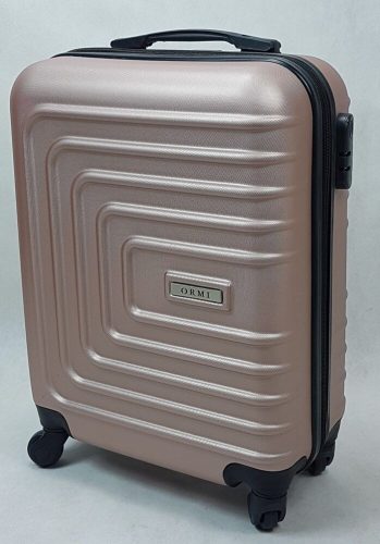 Ormi Flyshape rosegold keményfalú, Wizzair, Ryanair kabin bőrönd 52cm