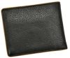 Pierre Cardin férfi bőr pénztárca, fekete, piros RFID 12,5 × 10 cm 