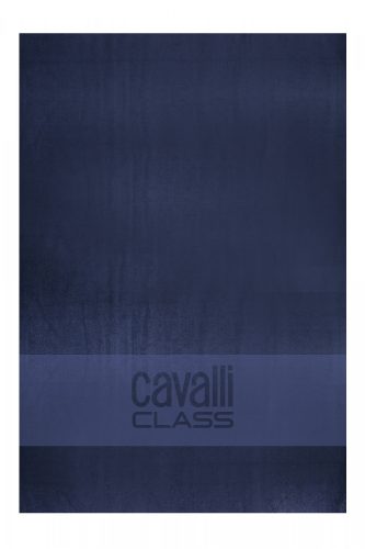 Cavalli Class kék pamut törölköző