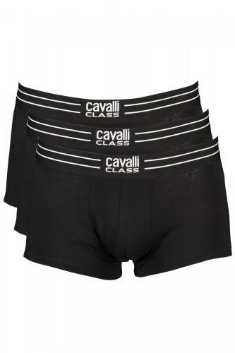 Cavalli Class férfi fekete boxeralsó csomag 2XL