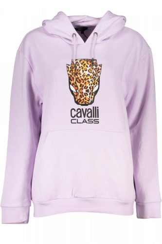 Cavalli Class női rózsaszín és piros pulóver, kapucnival XL