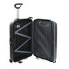 Roncato Light kemény falú, 4 kerekes trolley bőrönd 75 cm, fekete