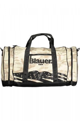 Blauer bézs sport táska, gymbag