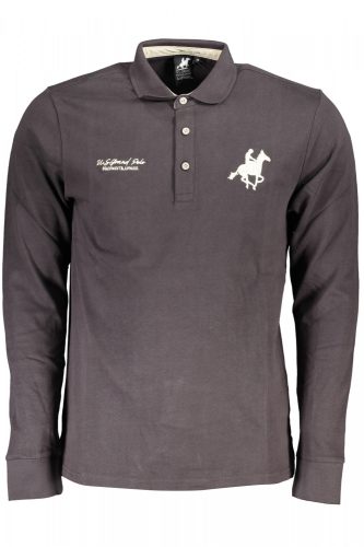 US Grand Polo férfi barna galléros hosszú ujjú felső 2XL