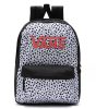 Vans GR Girls Realm Dalmatian Black-White hátizsák, laptop tartóval 39 × 28 cm