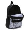 Vans GR Girls Realm Dalmatian Black-White hátizsák, laptop tartóval 39 × 28 cm