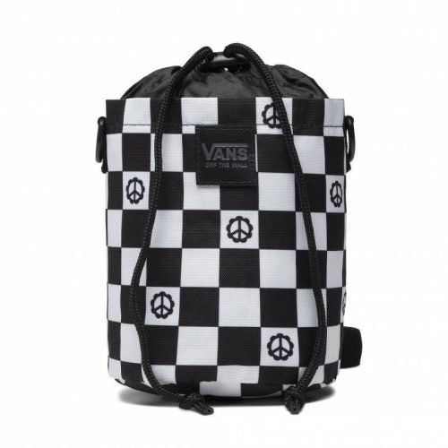 Vans  Hydro Crossbody Peace Check Black/White oldaltáska, 14 × 18 cm